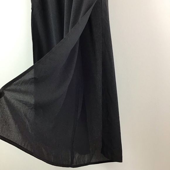 Krisa Revolve Black Side Slit Pants | XS 0/2 - Picture 4 of 12